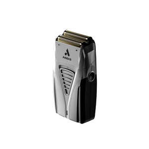 Andis TS-1 17235 Pro Foil Lithium Titanium Foil Shaver, Cord/Cordless, Smooth Shaving Cordless Shaver with Charger, Gray