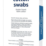 Amazon Basics Cotton Swabs for Personal Hygiene and Baby Care, 500 Count, 1 Pack