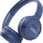 JBL Tune 510BT - Bluetooth headphones with up to 40 hours battery, microphone for call, foldable and comfortable, Android and iOs compatible (Black)