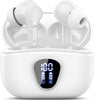 Wireless Earbuds, Bluetooth 5.4 Headphones HiFi Stereo, Bluetooth Earbuds with ENC Noise Cancelling Mic, IP7 Waterproof in Ear Earphones, 48H, LED Display Ear buds for Pad Workout Sports, Black