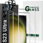 [3 Pack] Screen Protector For Galaxy S24/S25(6.2 Inch) [Tempered Glass] [Japan Glass with 9H Hardness] Fingerprint Unlock with Installation Frame HD Clear Screen Protector