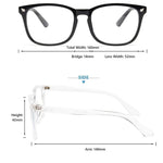 livho High Tech Blue Light Glasses - Advanced 99% Blue Light Blocking Computer Glasses - Anti Eyestrain & UV Glare Protection
