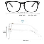 livho High Tech Blue Light Glasses - Advanced 99% Blue Light Blocking Computer Glasses - Anti Eyestrain & UV Glare Protection