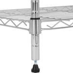 Amazon Basics 5-Shelf Adjustable, Storage Shelving Unit, (200 Pound Loading Capacity per Shelf), Steel Organizer Wire Rack, 23.2 x 13.4 x 60 inches (LxWxH), Chrome