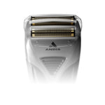 Andis TS-1 17235 Pro Foil Lithium Titanium Foil Shaver, Cord/Cordless, Smooth Shaving Cordless Shaver with Charger, Gray