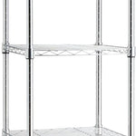 Amazon Basics 5-Shelf Adjustable, Storage Shelving Unit, (200 Pound Loading Capacity per Shelf), Steel Organizer Wire Rack, 23.2 x 13.4 x 60 inches (LxWxH), Chrome