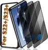 [3 Pack] Screen Protector For Galaxy S24/S25(6.2 Inch) [Tempered Glass] [Japan Glass with 9H Hardness] Fingerprint Unlock with Installation Frame HD Clear Screen Protector