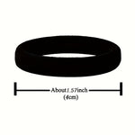 Women's Black Seamless Headband - Elastic Ponytail Fixer, No Damage, Ideal for Thick Hair