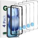 [3 Pack] Screen Protector For Galaxy S24/S25(6.2 Inch) [Tempered Glass] [Japan Glass with 9H Hardness] Fingerprint Unlock with Installation Frame HD Clear Screen Protector