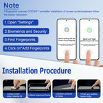 [3 Pack] Screen Protector For Galaxy S24/S25(6.2 Inch) [Tempered Glass] [Japan Glass with 9H Hardness] Fingerprint Unlock with Installation Frame HD Clear Screen Protector