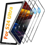 [3 Pack] Screen Protector For Galaxy S24/S25(6.2 Inch) [Tempered Glass] [Japan Glass with 9H Hardness] Fingerprint Unlock with Installation Frame HD Clear Screen Protector