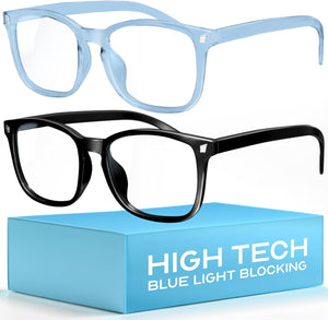 livho High Tech Blue Light Glasses - Advanced 99% Blue Light Blocking Computer Glasses - Anti Eyestrain & UV Glare Protection