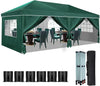 Heavy Duty Pop Up Canopy, Carport Canopy with UV Protection, Waterproof Fabric, Adjustable Heights, and Easy Assembly – Ideal for Outdoor Events, Camping, and Carports (10 x 20) (Blue)