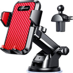 VANMASS 【85+LBS Strongest Suction & Military-Grade 2025 Ultimate Car Phone Mount【Patent & Safety Certs】 Cell Phone Holder Truck Stand for Dashboard Windshield Vent for iPhone 16 15 Pro Max 14 Samsung