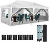 Heavy Duty Pop Up Canopy, Carport Canopy with UV Protection, Waterproof Fabric, Adjustable Heights, and Easy Assembly – Ideal for Outdoor Events, Camping, and Carports (10 x 20) (Blue)