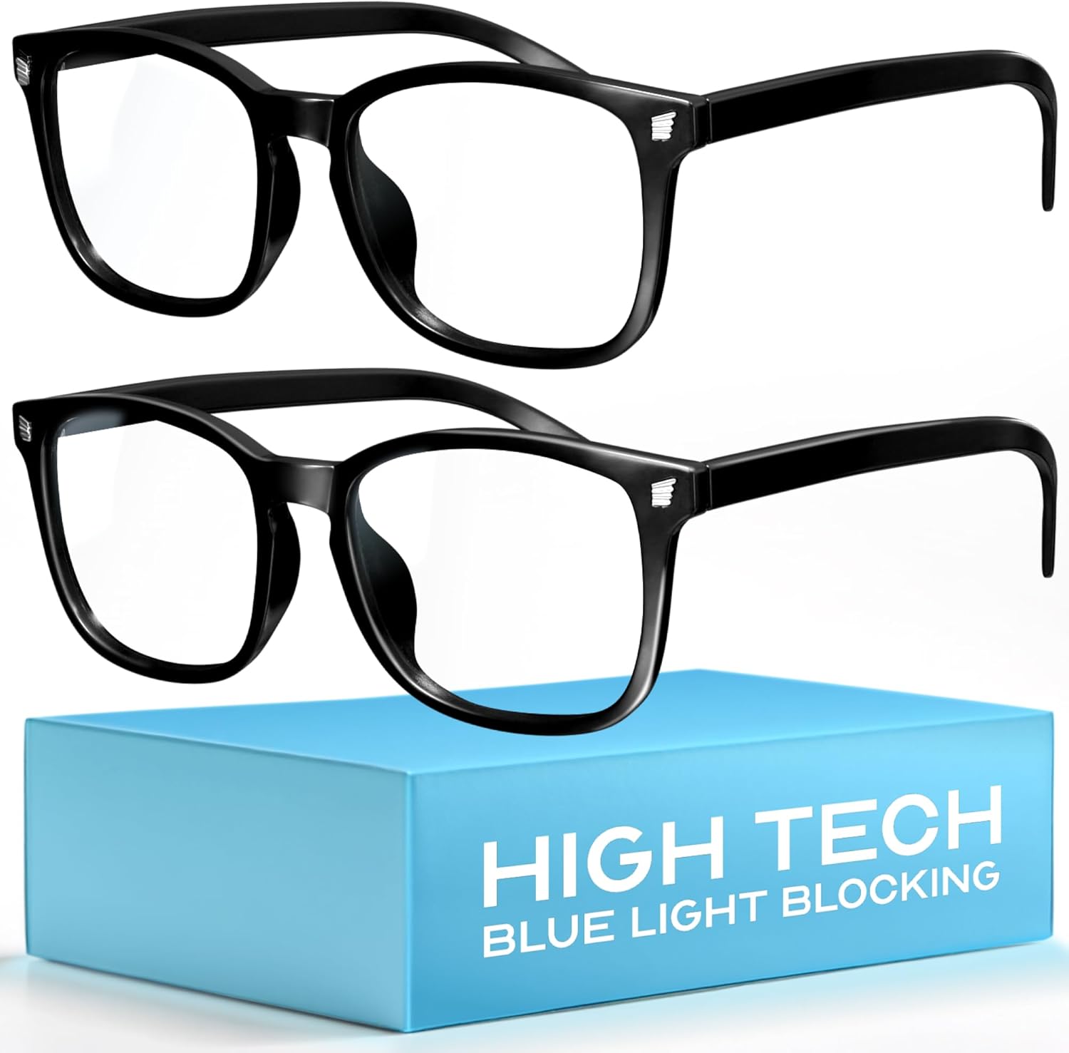 livho High Tech Blue Light Glasses - Advanced 99% Blue Light Blocking Computer Glasses - Anti Eyestrain & UV Glare Protection