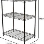 Amazon Basics 5-Shelf Adjustable, Storage Shelving Unit, (200 Pound Loading Capacity per Shelf), Steel Organizer Wire Rack, 23.2 x 13.4 x 60 inches (LxWxH), Chrome