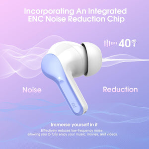 Wireless Earbuds, Bluetooth 5.4 Headphones HiFi Stereo, Bluetooth Earbuds with ENC Noise Cancelling Mic, IP7 Waterproof in Ear Earphones, 48H, LED Display Ear buds for Pad Workout Sports, Black
