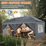 Heavy Duty Pop Up Canopy, Carport Canopy with UV Protection, Waterproof Fabric, Adjustable Heights, and Easy Assembly – Ideal for Outdoor Events, Camping, and Carports (10 x 20) (Blue)