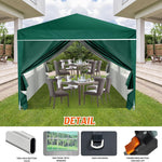 Heavy Duty Pop Up Canopy, Carport Canopy with UV Protection, Waterproof Fabric, Adjustable Heights, and Easy Assembly – Ideal for Outdoor Events, Camping, and Carports (10 x 20) (Blue)
