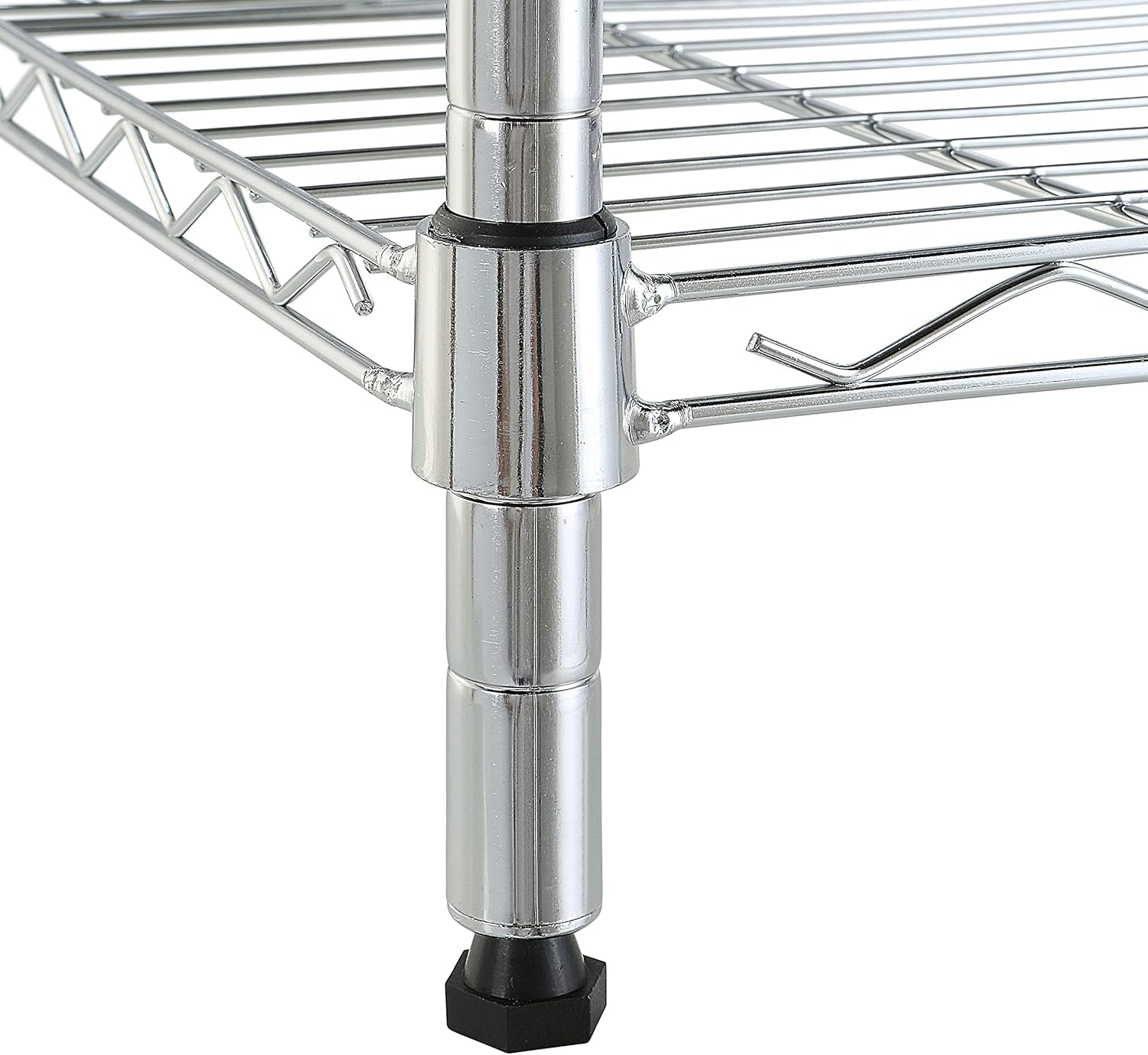 Amazon Basics 5-Shelf Adjustable, Storage Shelving Unit, (200 Pound Loading Capacity per Shelf), Steel Organizer Wire Rack, 23.2 x 13.4 x 60 inches (LxWxH), Chrome