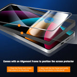 [3 Pack] Screen Protector For Galaxy S24/S25(6.2 Inch) [Tempered Glass] [Japan Glass with 9H Hardness] Fingerprint Unlock with Installation Frame HD Clear Screen Protector
