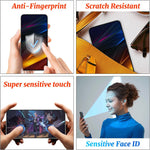 [3 Pack] Screen Protector For Galaxy S24/S25(6.2 Inch) [Tempered Glass] [Japan Glass with 9H Hardness] Fingerprint Unlock with Installation Frame HD Clear Screen Protector