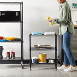 Amazon Basics 5-Shelf Adjustable, Storage Shelving Unit, (200 Pound Loading Capacity per Shelf), Steel Organizer Wire Rack, 23.2 x 13.4 x 60 inches (LxWxH), Chrome
