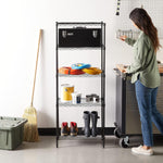 Amazon Basics 5-Shelf Adjustable, Storage Shelving Unit, (200 Pound Loading Capacity per Shelf), Steel Organizer Wire Rack, 23.2 x 13.4 x 60 inches (LxWxH), Chrome
